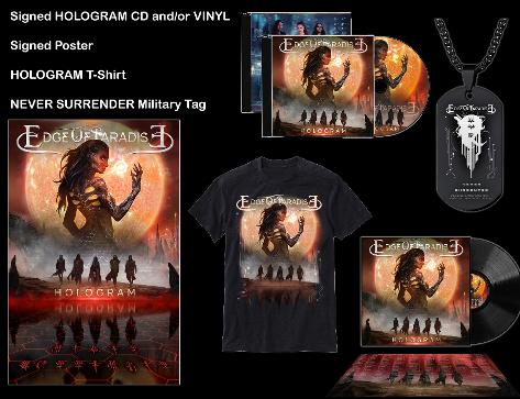 edge of paradise hologram merch